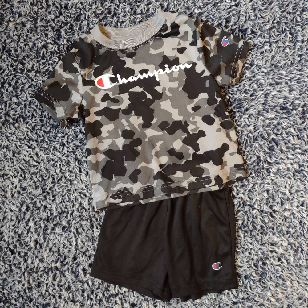3/$20 champion matching tee and shorts set